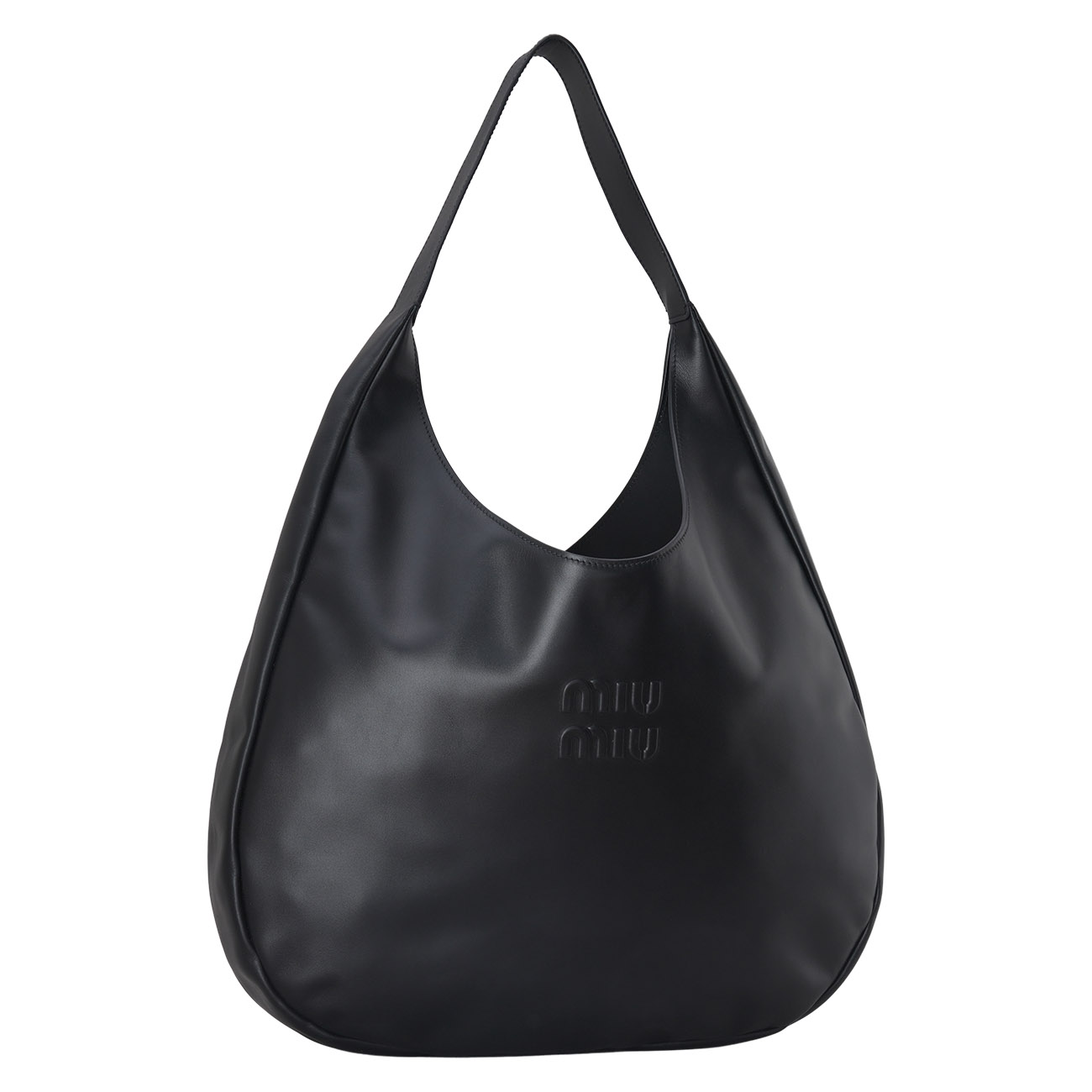 MIU MIU(USED)미우미우 5BC155 레더 호보백